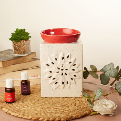 Square Ceramic Electric Aroma Diffuser with Oils