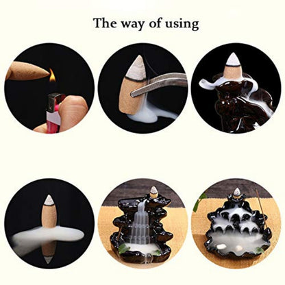 Lavender Backflow Incense Cones – Aromatherapy Fragrance Cones