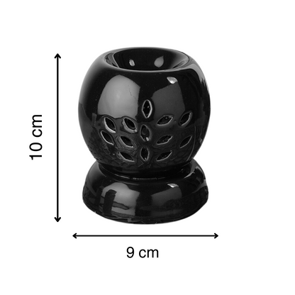 Black Ceramic Electric Aroma Diffuser & Oil Burner