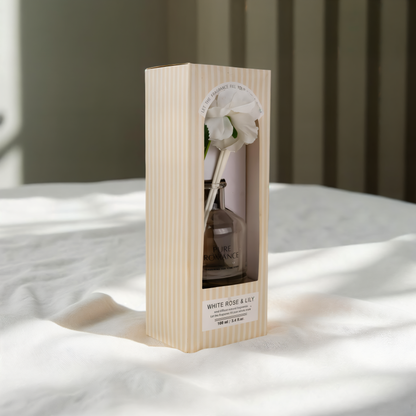 White Rose & Lily Reed Diffuser Set – Home Fragrance