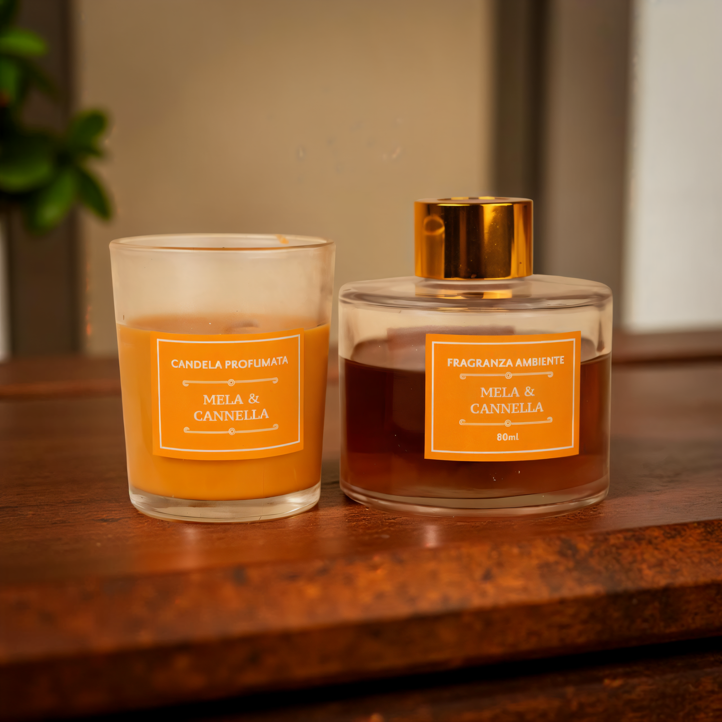 Apple & Cinnamon Home Fragrance Gift Set