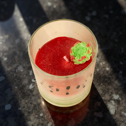 Watermelon Glass Jar Scented Candle