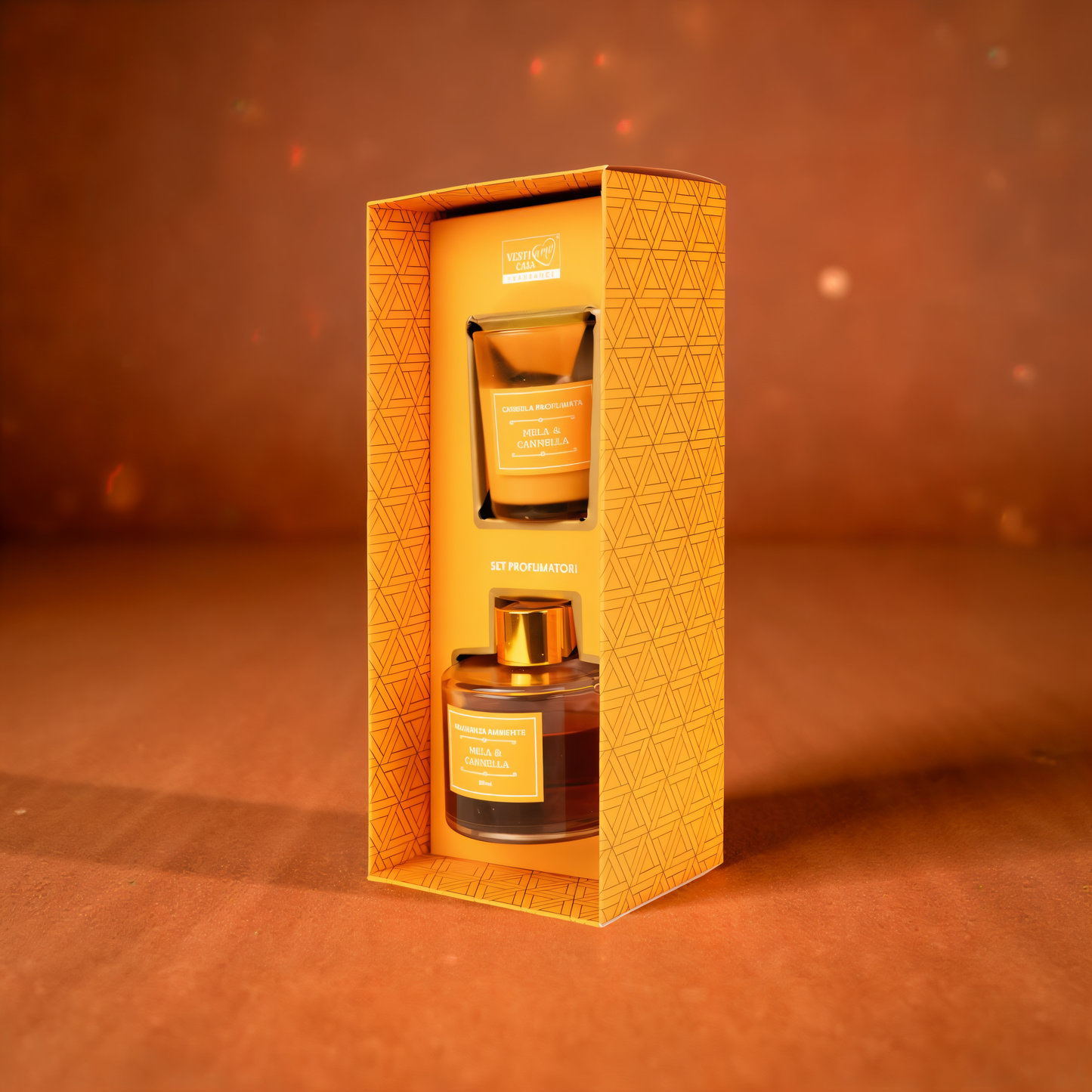 Apple & Cinnamon Home Fragrance Gift Set