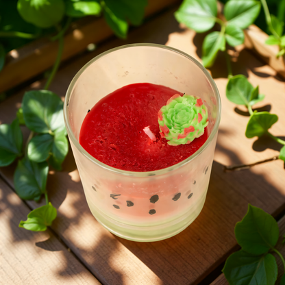Watermelon Glass Jar Scented Candle