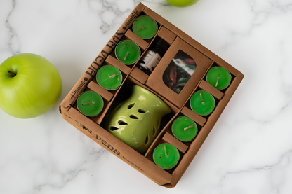 Ceramic Aroma Diffuser Set with Tealights & Oil