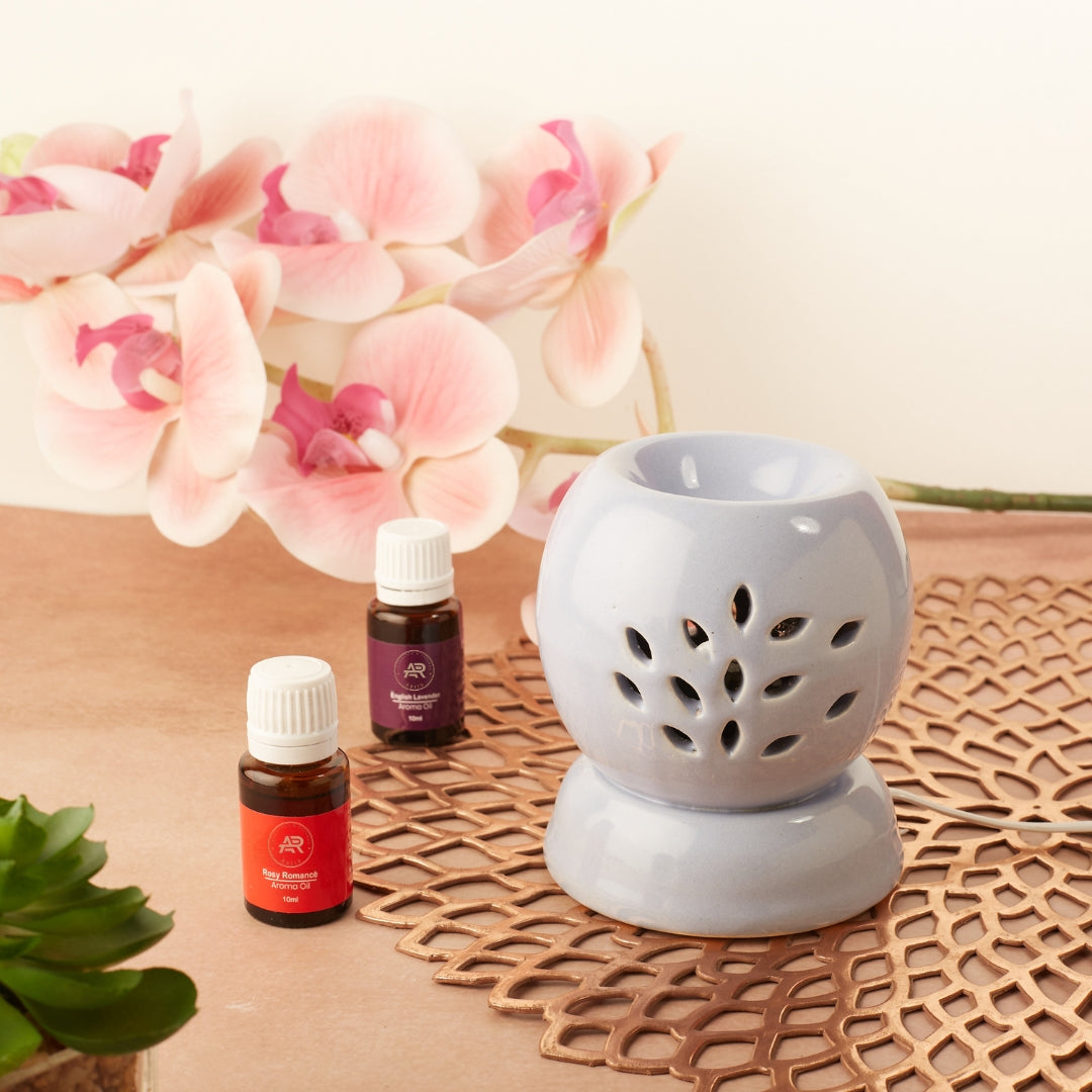 Black Ceramic Electric Aroma Diffuser & Oil Burner