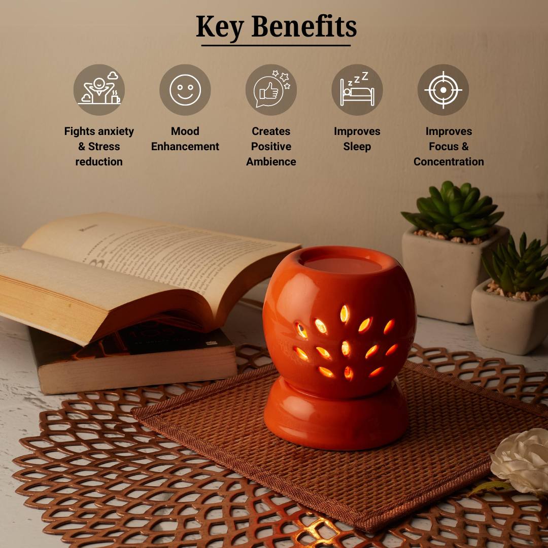 Black Ceramic Electric Aroma Diffuser & Oil Burner