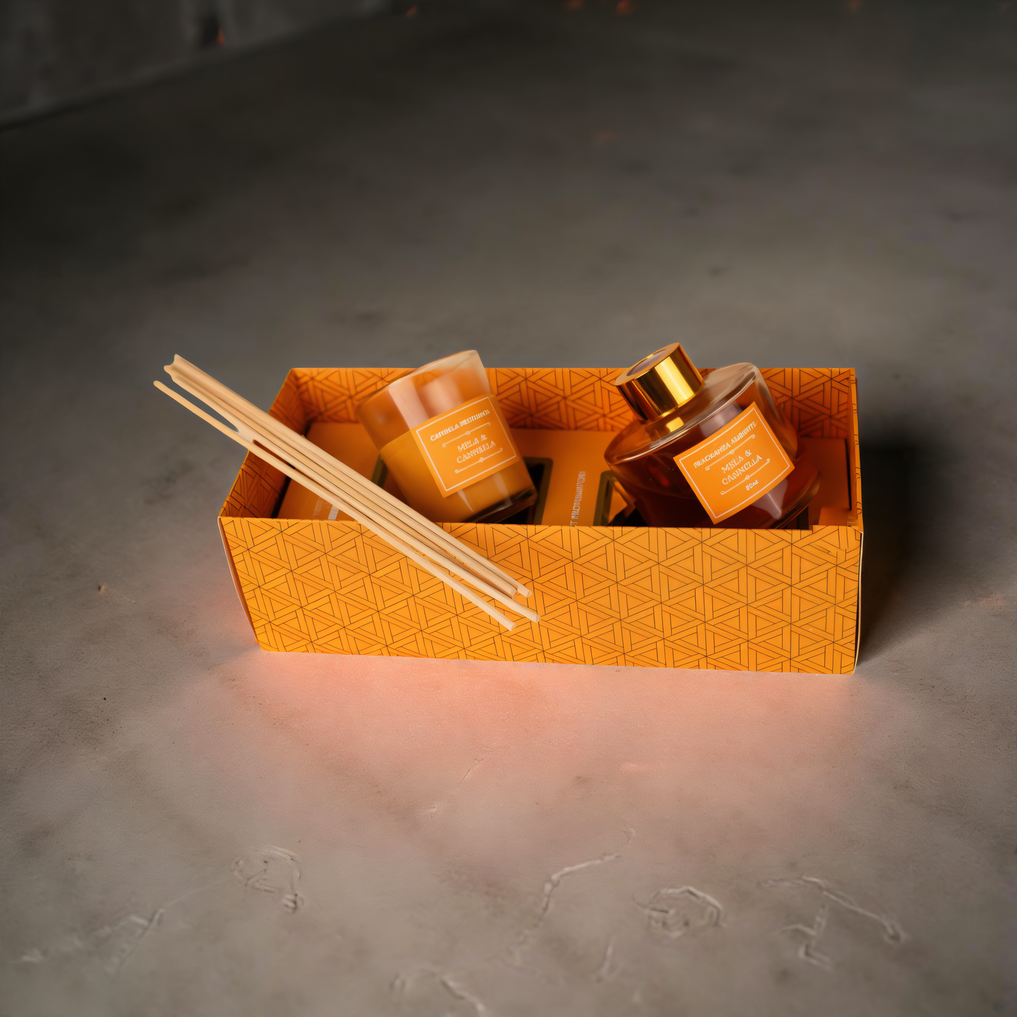 Apple & Cinnamon Home Fragrance Gift Set