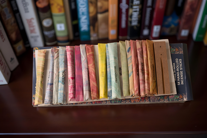 Hand-Rolled Incense Sticks Set – 54 Sticks, 9 Natural Fragrances