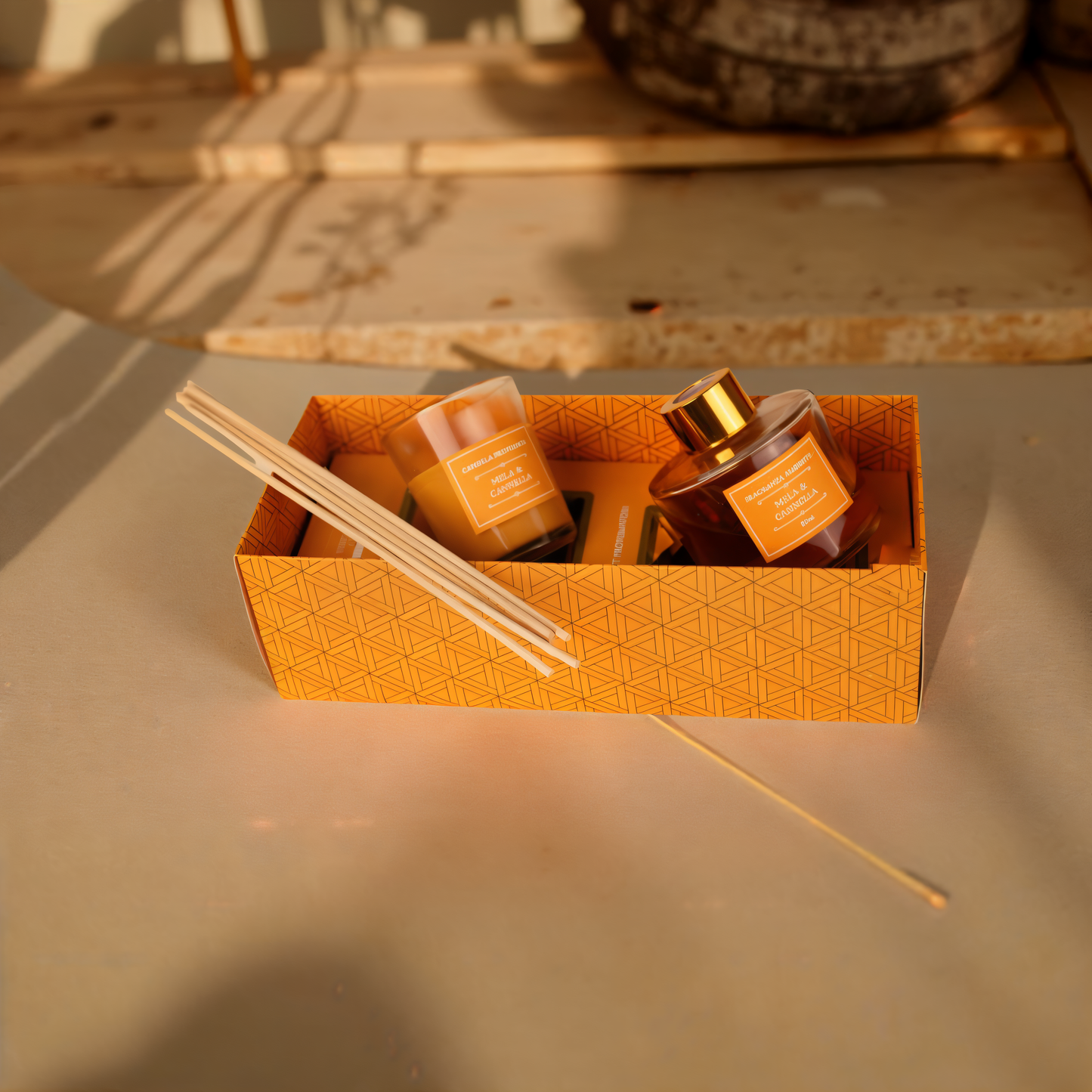 Apple & Cinnamon Home Fragrance Gift Set