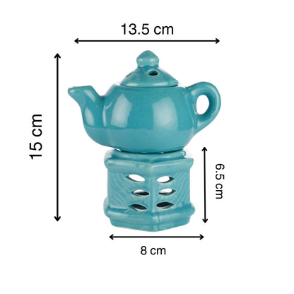 Ceramic Teapot Aroma Diffuser & Essential Oil Burner