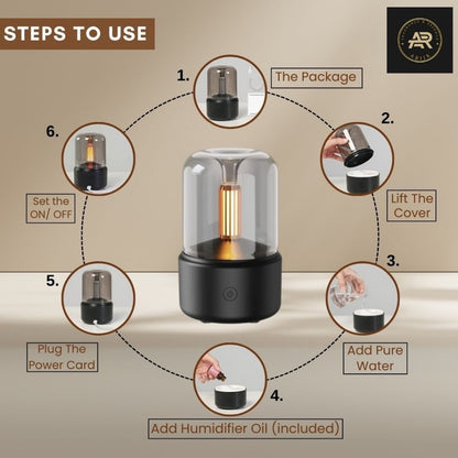 Glass Dome Essential Oil Diffuser & Humidifier