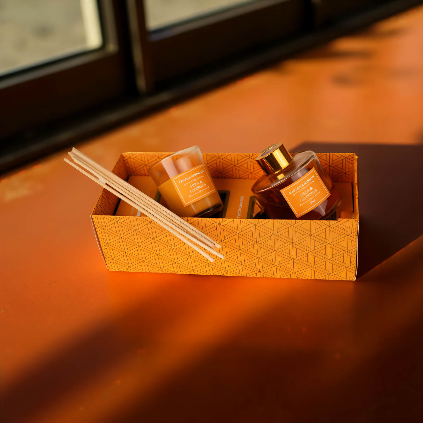 Apple & Cinnamon Home Fragrance Gift Set