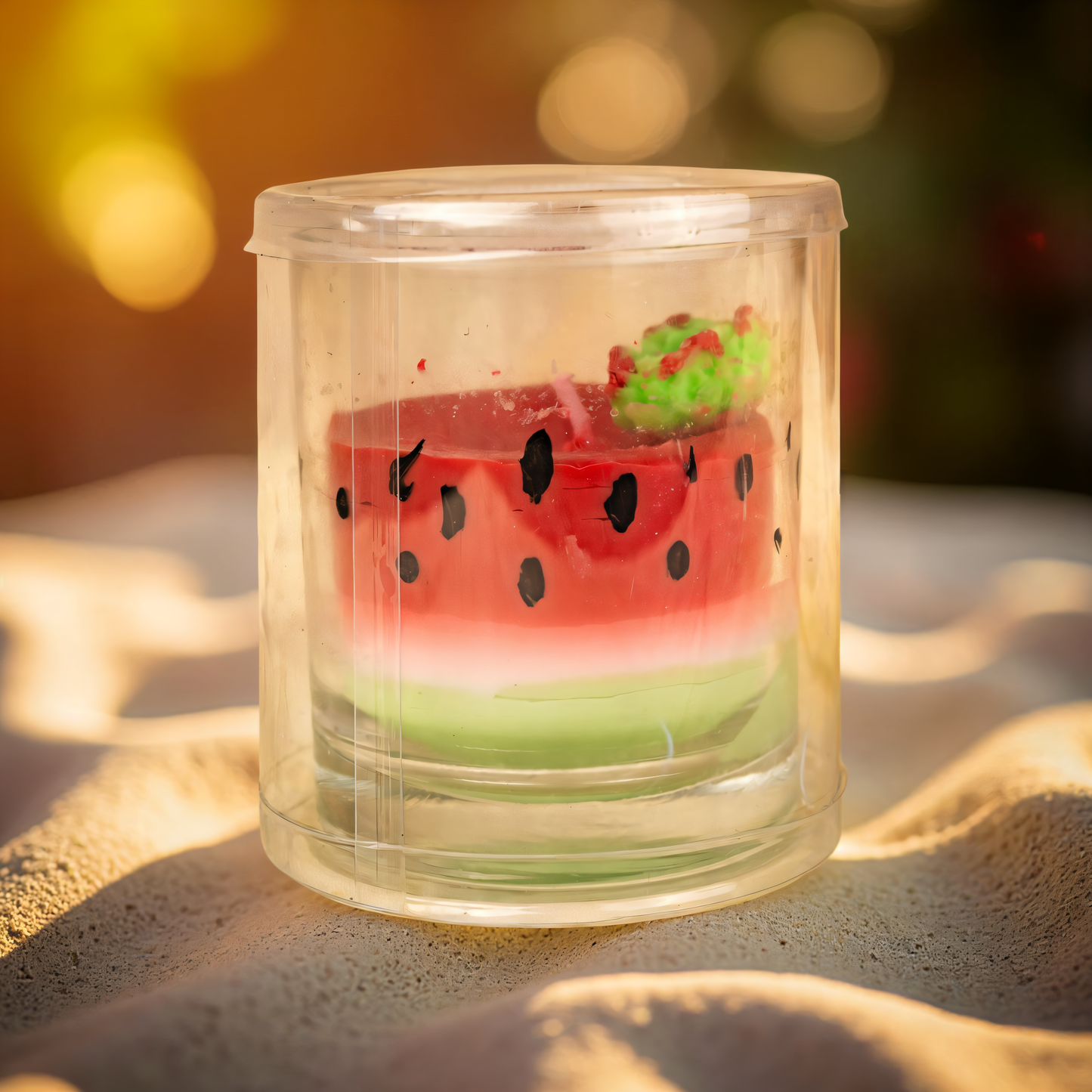 Watermelon Glass Jar Scented Candle