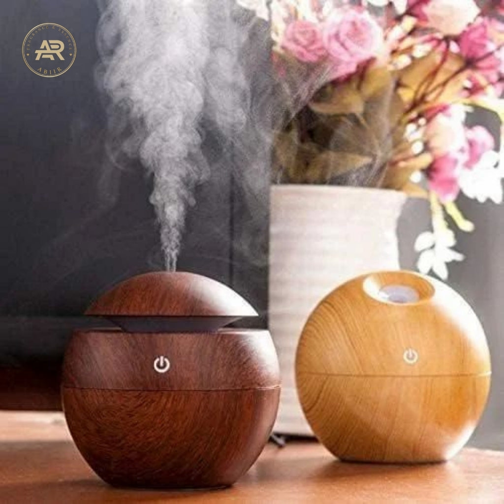 Wooden Finish Ultrasonic Aroma Diffuser & Humidifier