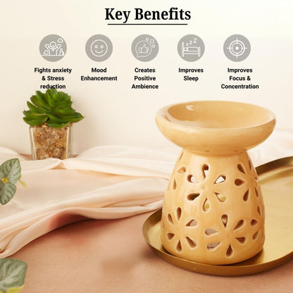 Ceramic Aroma Diffuser & Essential Oil Burner