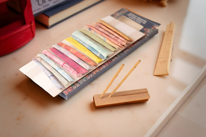 Hand-Rolled Incense Sticks Set – 54 Sticks, 9 Natural Fragrances