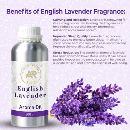English Lavender Aroma Oil 500ml – Essential Oil for Diffuser
