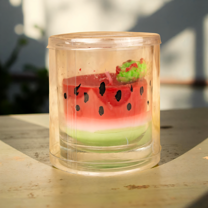 Watermelon Glass Jar Scented Candle