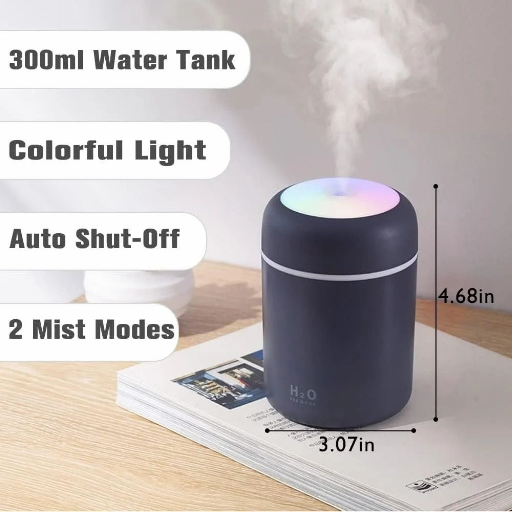 H2O Portable LED Aroma Diffuser & Humidifier