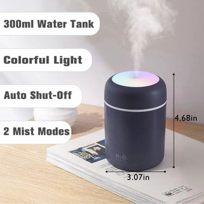 H2O Portable LED Aroma Diffuser & Humidifier