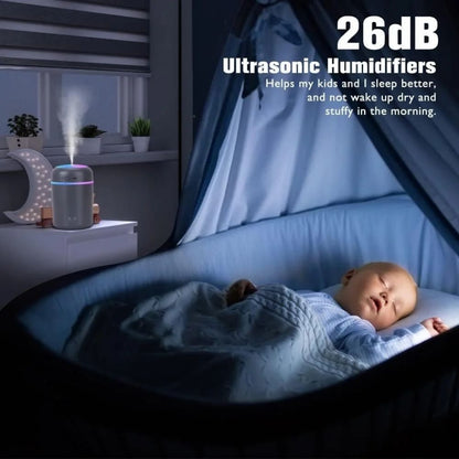 H2O Portable LED Aroma Diffuser & Humidifier