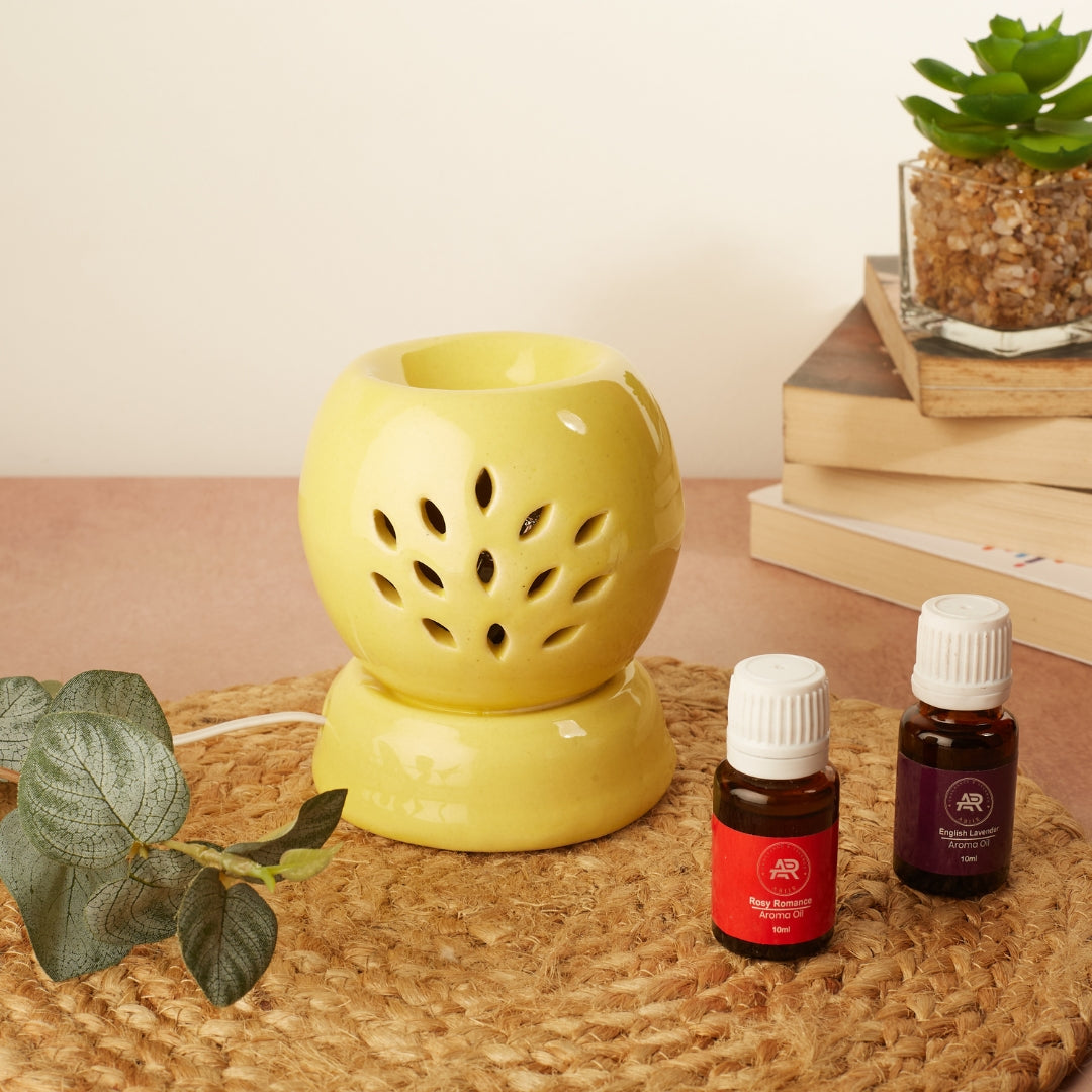 Black Ceramic Electric Aroma Diffuser & Oil Burner