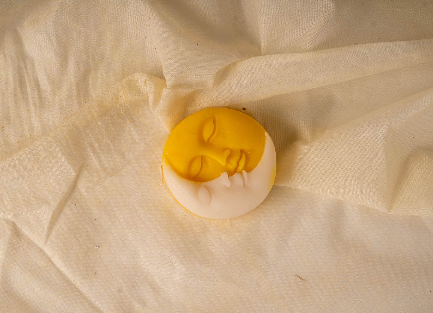 Sun & Moon Face Candle – Decorative Soy Wax Candle