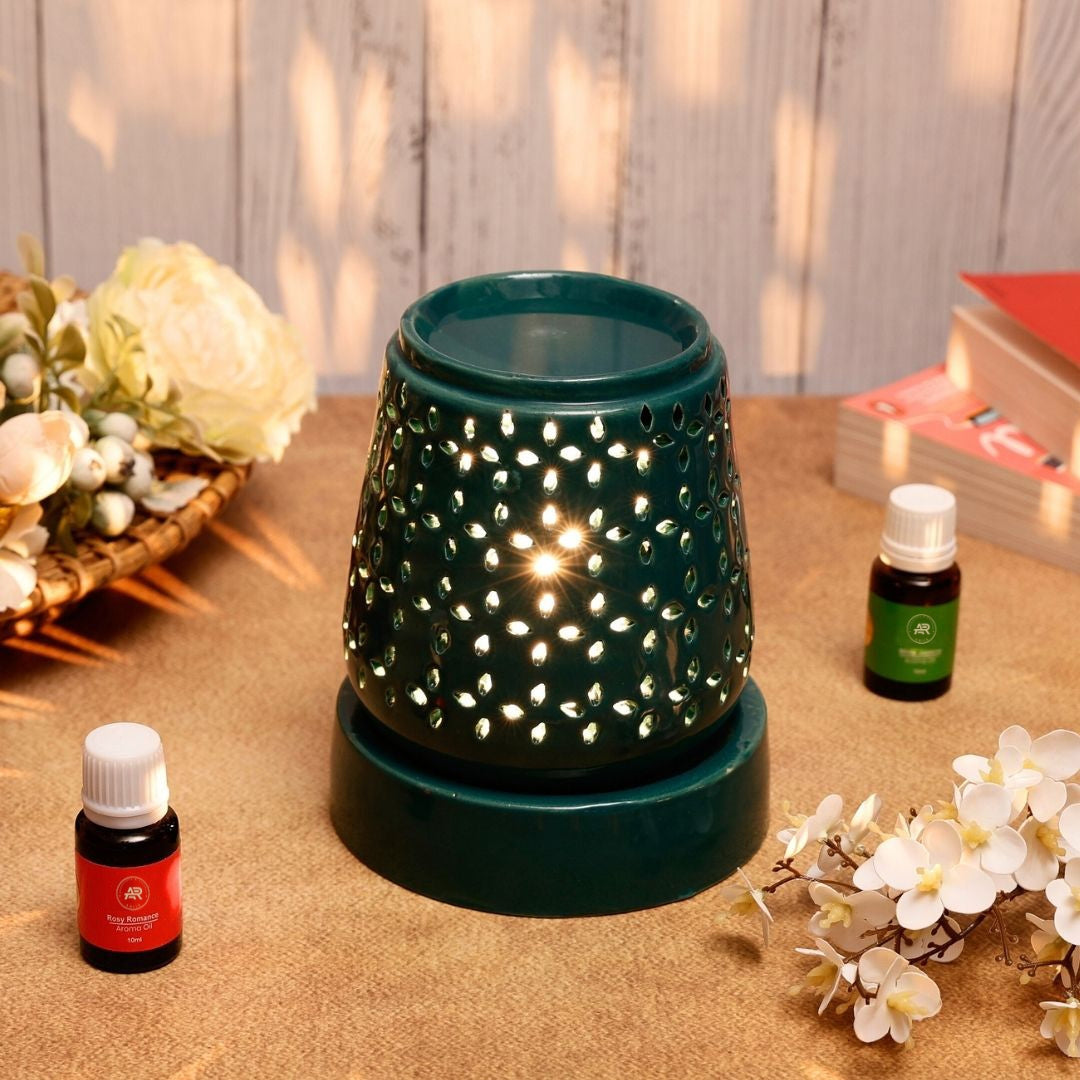 Red Ceramic Electric Aroma Diffuser with Oils